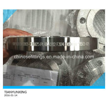 En1092-2 Dn100 Acier inoxydable F304 Plaque Flange en acier